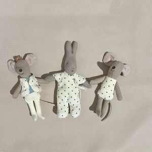 Maileg Mice & Rabbit Bundle (Polka Dots)